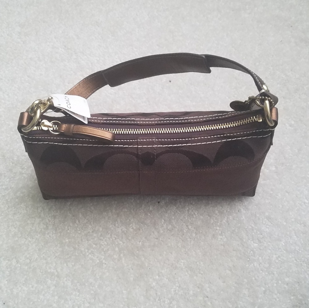 Authentic Signature Small Coach Hobo